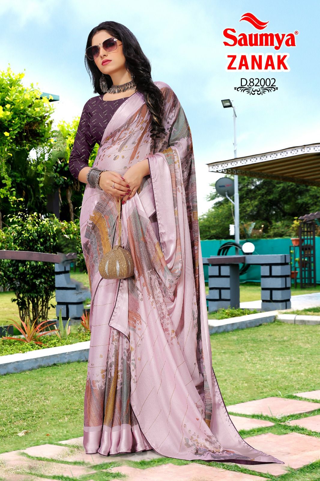 Zanak By Saumya Crape Digital Printed Sarees Wholesale Clothing Suppliers In India 